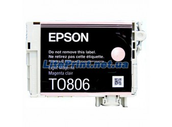 Оригинальный картридж Epson T0806, Light Magenta